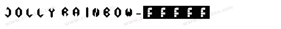 Jolly Rainbow字体转换